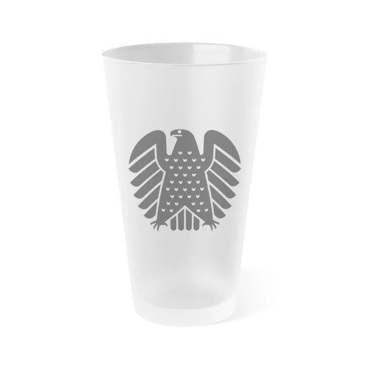 German Bundestag - Frosted Pint Glass 16oz-16oz-Frosted-Go Mug Yourself