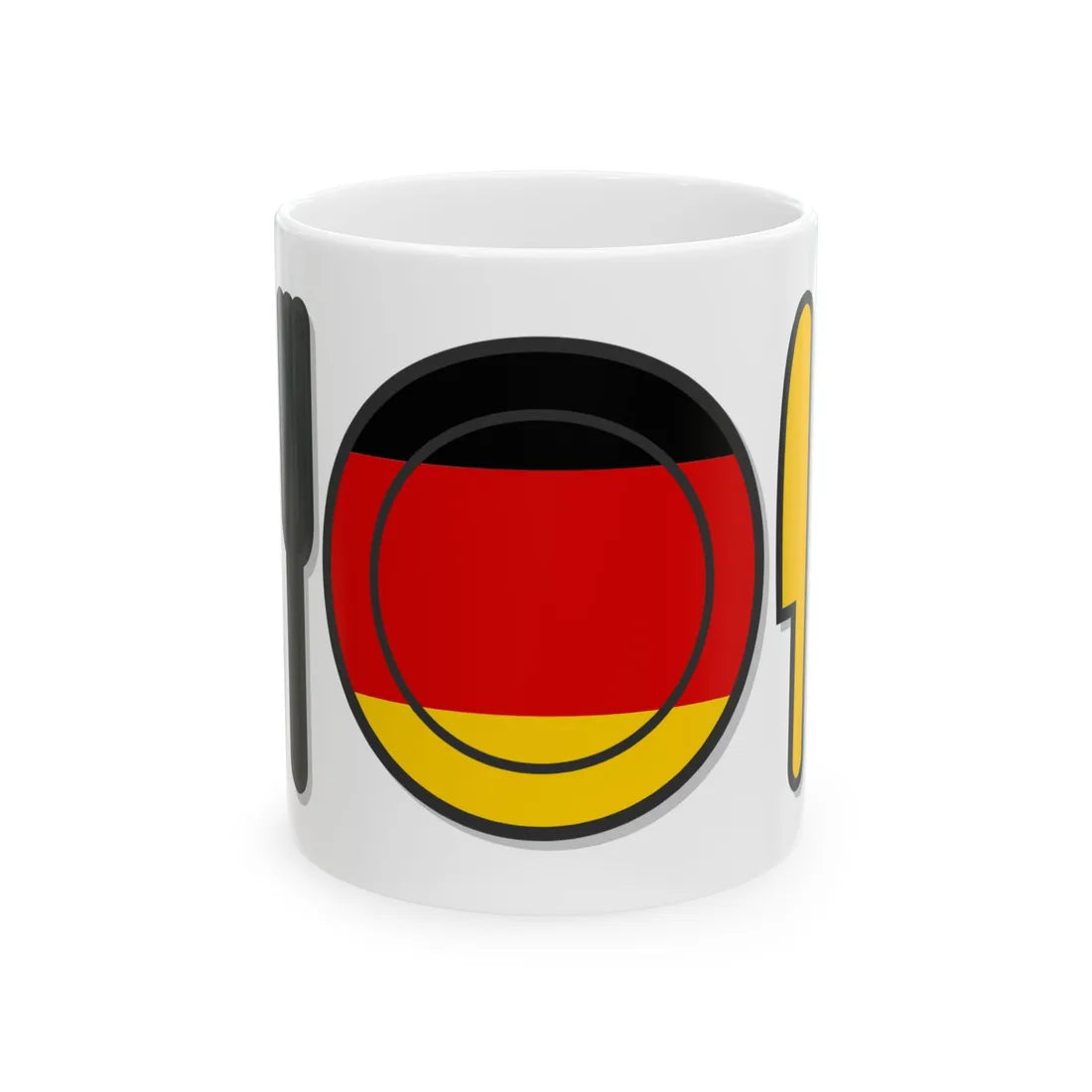 German cooking icon (Germany) White Coffee Mug 11oz - Go Mug Yourself