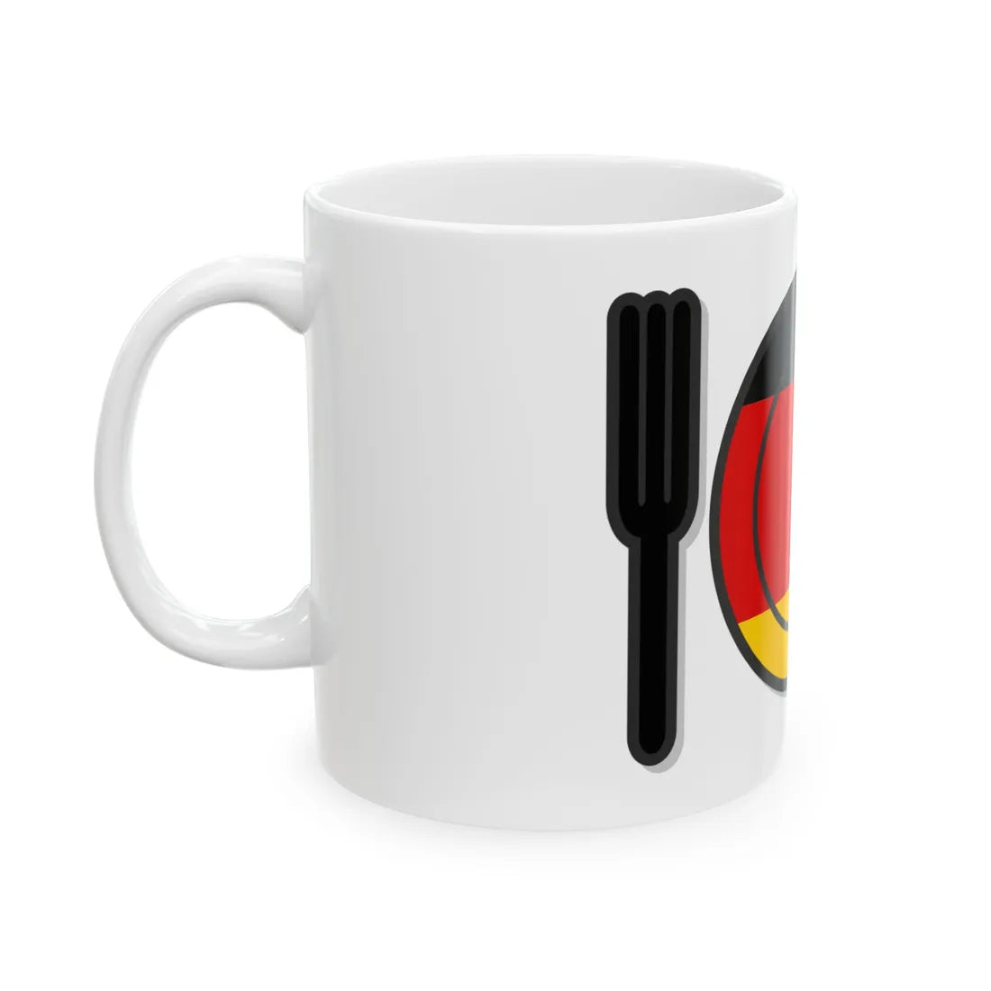 German cooking icon (Germany) White Coffee Mug - Go Mug Yourself
