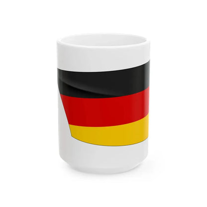 German Rowing Blade (Germany) White Coffee Mug 15oz - Go Mug Yourself