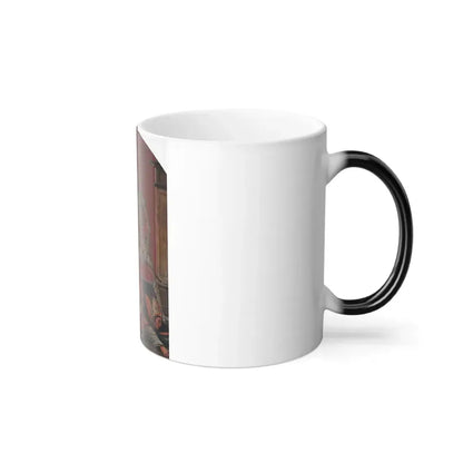 German School, 17th Century - Respice Finem, Allegory of the Equality of All Humans in Death - Oil on Pa-0 - Color Changing Mug 11oz - Go Mug Yourself