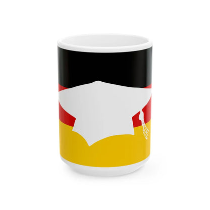 German university icon (Germany) White Coffee Mug 15oz - Go Mug Yourself