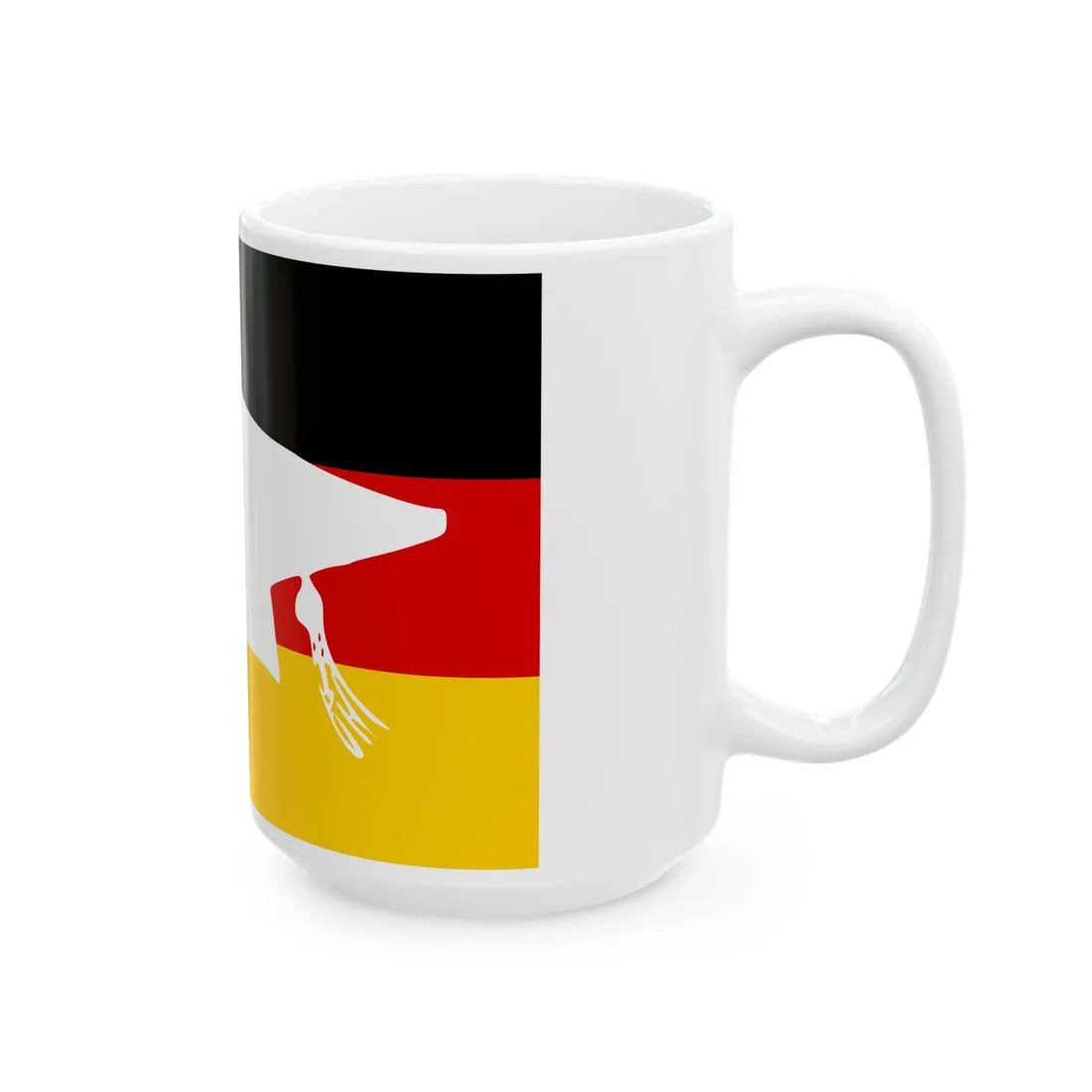 German university icon (Germany) White Coffee Mug - Go Mug Yourself