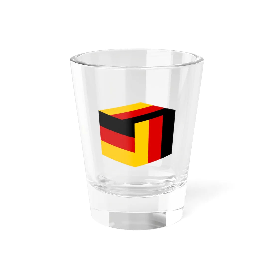 GermanFlagSquare (Germany) Shot Glass 1.5oz 1.5oz - Go Mug Yourself
