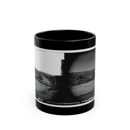 Germanna Ford, Rapidan River, Va. Artillery Crossing Pontoon Bridges (U.S. Civil War) Black Coffee Mug 11oz - Go Mug Yourself