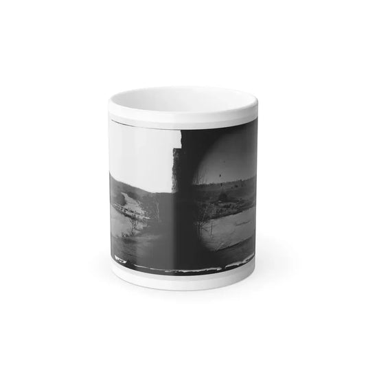 Germanna Ford, Rapidan River, Va. Artillery Crossing Pontoon Bridges (U.S. Civil War) Color Changing Coffee Mug 11oz Default Title 11oz - Go Mug Yourself