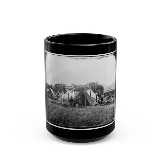 Germantown, Va. Headquarters Of The U.S. Christian Commission (U.S. Civil War) Black Coffee Mug 15oz - Go Mug Yourself