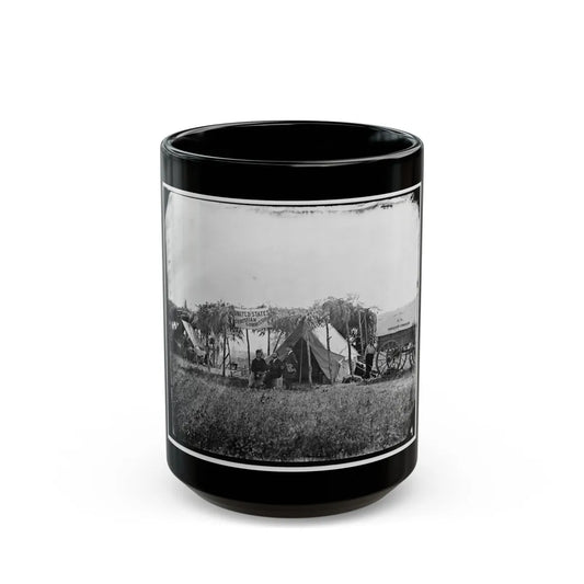 Germantown, Va. Headquarters Of The U.S. Christian Commission (U.S. Civil War) Black Coffee Mug-15oz-Go Mug Yourself