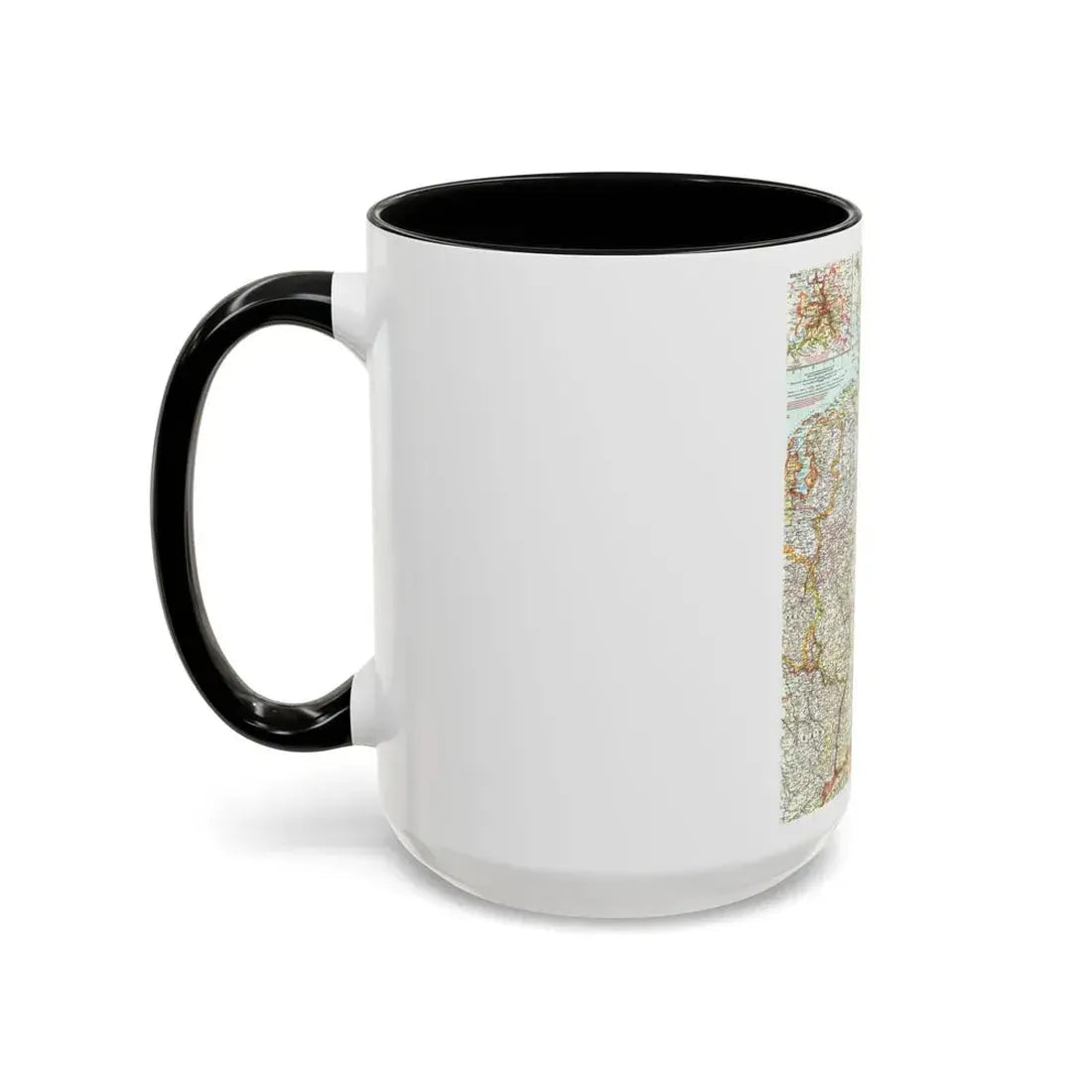 Germany (1959) (Map) Accent Coffee Mug - Go Mug Yourself