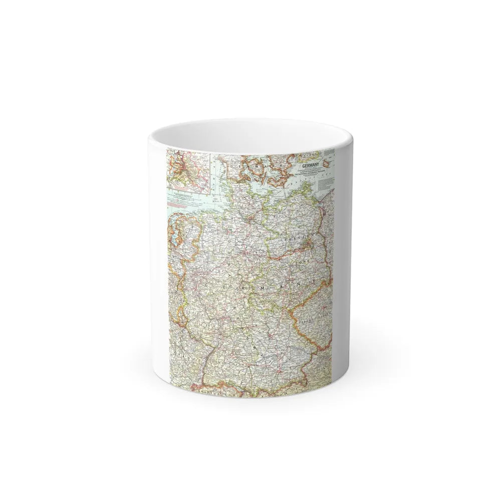 Germany (1959) (Map) Color Changing Mug 11oz-11oz-Go Mug Yourself