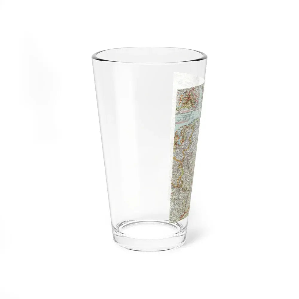 Germany (1959) (Map) Pint Glass 16oz - Go Mug Yourself