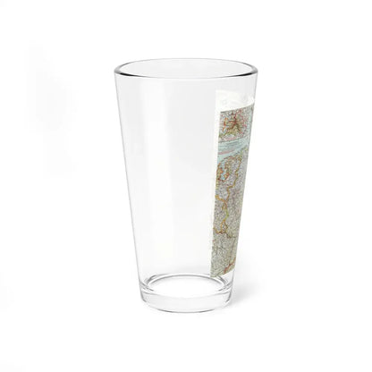Germany (1959) (Map) Pint Glass 16oz - Go Mug Yourself