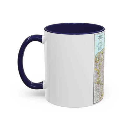 Germany (1991) (Map) Accent Coffee Mug - Go Mug Yourself