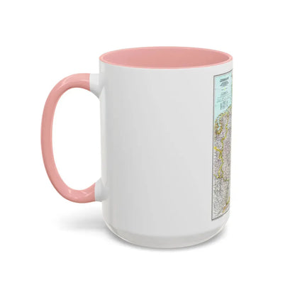 Germany (1991) (Map) Accent Coffee Mug - Go Mug Yourself