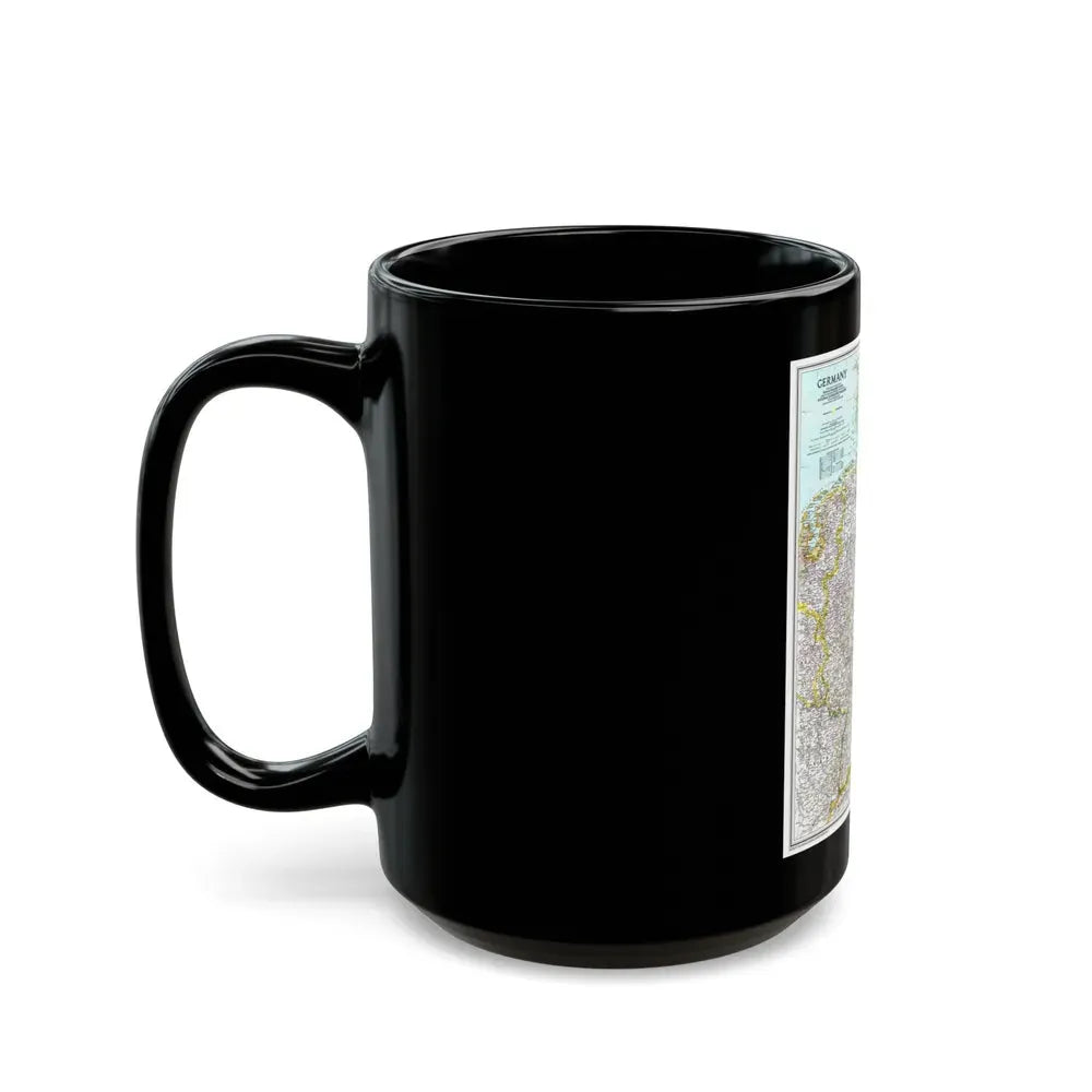 Germany (1991) (Map) Black Coffee Mug - Go Mug Yourself