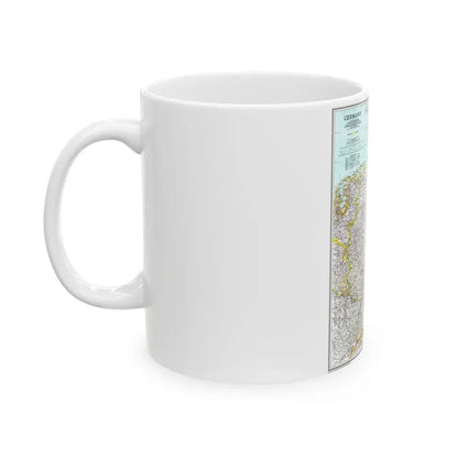 Germany (1991) (Map) White Coffee Mug - Go Mug Yourself