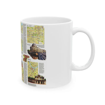 Germany - A Traveller's Map (1991) (Map) White Coffee Mug-Go Mug Yourself