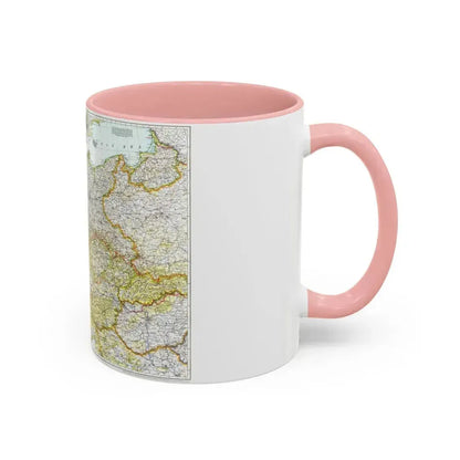 Germany and its Approaches (1944) (Map) Accent Coffee Mug - Go Mug Yourself