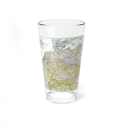 Germany and its Approaches (1944) (Map) Pint Glass 16oz-16oz-Go Mug Yourself