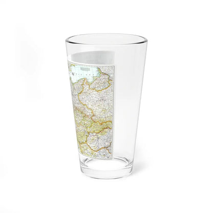 Germany and its Approaches (1944) (Map) Pint Glass 16oz-Go Mug Yourself