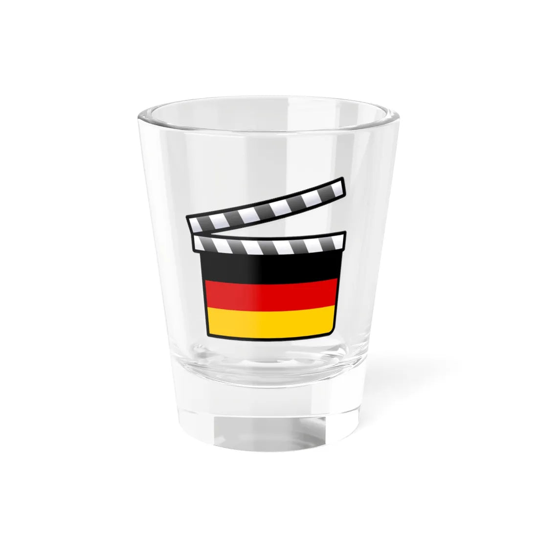 Germany film clapperboard (Germany) Shot Glass 1.5oz 1.5oz - Go Mug Yourself