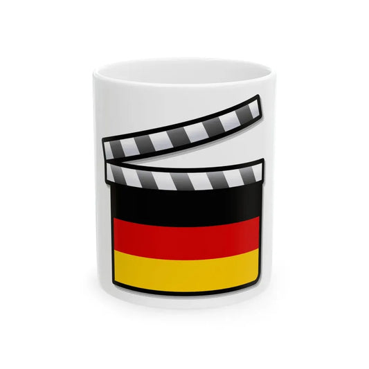 Germany film clapperboard (Germany) White Coffee Mug 11oz - Go Mug Yourself