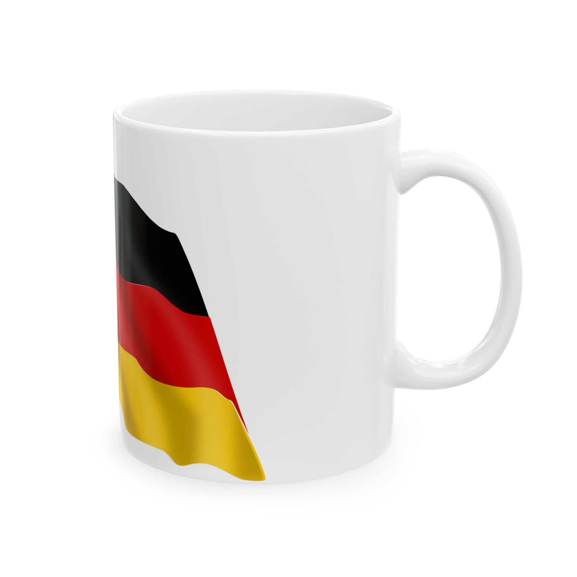 Germany-flag (Germany) White Coffee Mug-Go Mug Yourself