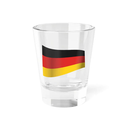 Germany Flag - iconic waving (Germany) Shot Glass 1.5oz 1.5oz - Go Mug Yourself