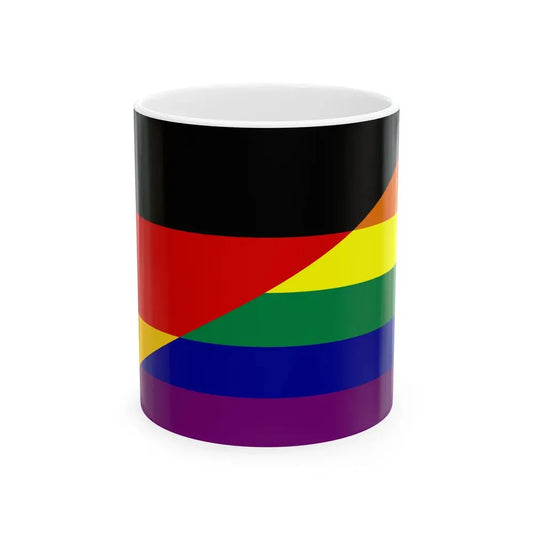 Germany Gay flag (Germany) White Coffee Mug 11oz - Go Mug Yourself
