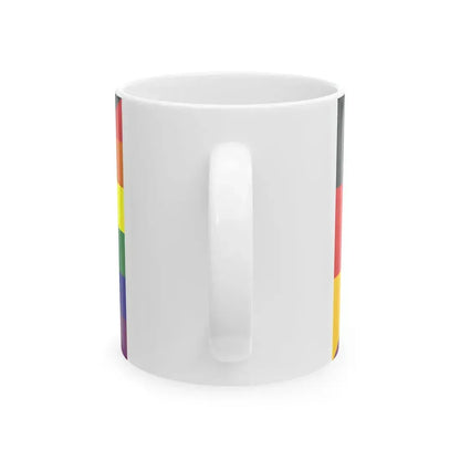 Germany Gay flag (Germany) White Coffee Mug - Go Mug Yourself