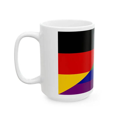 Germany Gay flag (Germany) White Coffee Mug - Go Mug Yourself