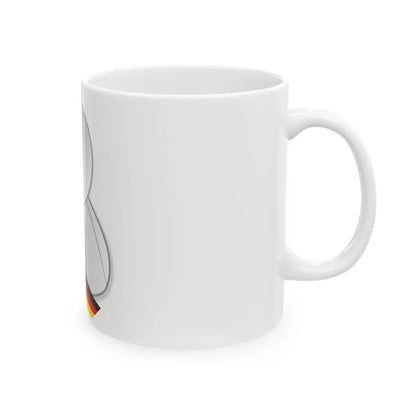 Germany politic personality icon (Germany) White Coffee Mug - Go Mug Yourself
