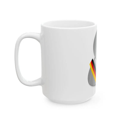 Germany politic personality icon (Germany) White Coffee Mug - Go Mug Yourself
