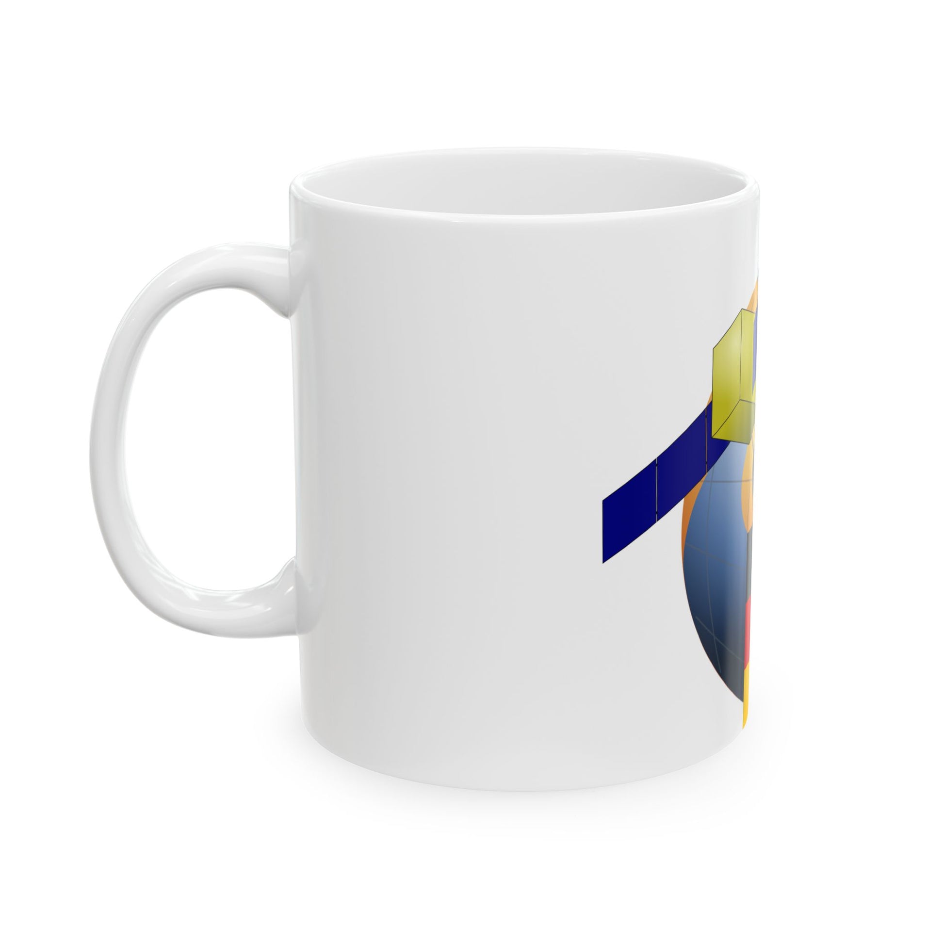 Germany-Satellite (Germany) White Coffee Mug-Go Mug Yourself
