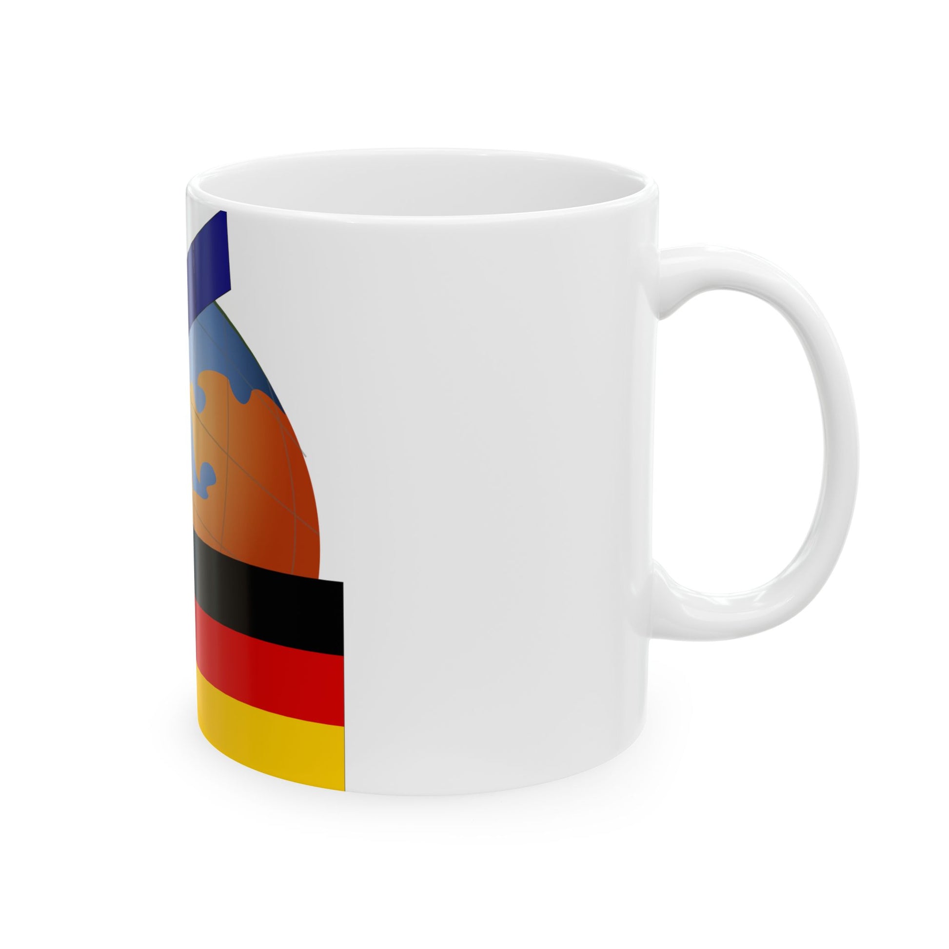 Germany-Satellite (Germany) White Coffee Mug-Go Mug Yourself