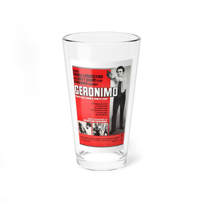 GERONIMO (THE MAD BOMBER) 1973 Movie Poster - Pint Glass 16oz 16oz - Go Mug Yourself