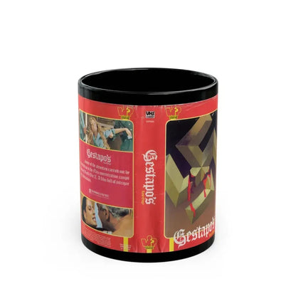 GESTAPO'S LAST ORGY VIDEO NASTY (VHS COVER) - Black Coffee Mug 11oz - Go Mug Yourself