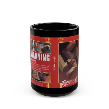 GESTAPOS (VHS COVER) - Black Coffee Mug 15oz - Go Mug Yourself