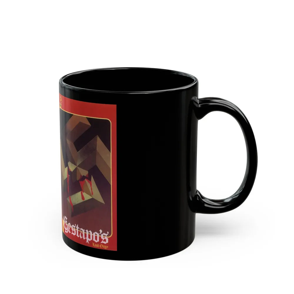 GESTAPOS (VHS COVER) - Black Coffee Mug-Go Mug Yourself