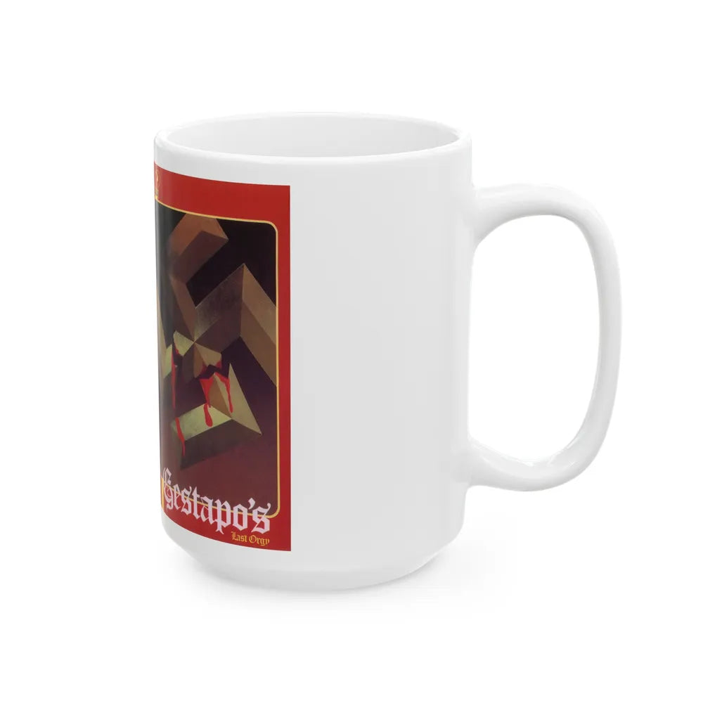 GESTAPOS (VHS COVER) - White Coffee Mug-Go Mug Yourself