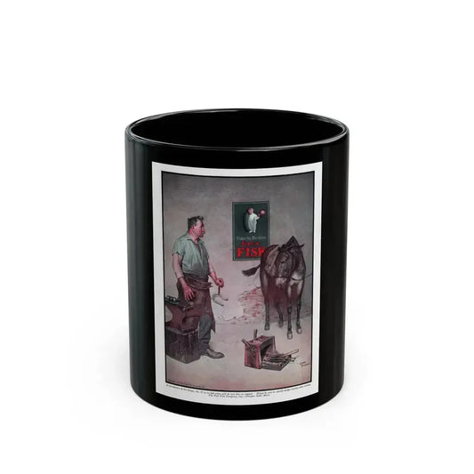Get a Fisk, advertisement, Judge magazine, February 20, 1926 - Black Coffee Mug 11oz - Go Mug Yourself