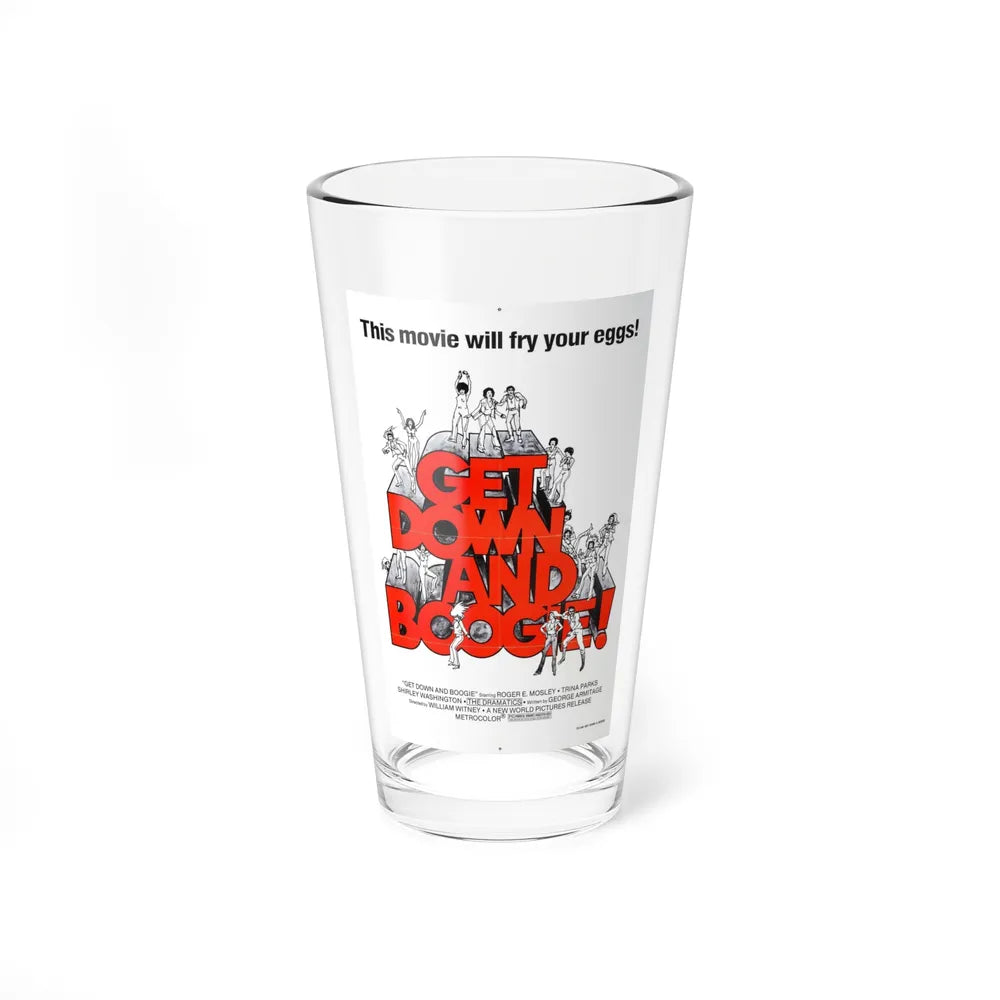 GET DOWN AND BOOGIE (DARKTOWN STRUTTERS) 1975 Movie Poster - Pint Glass 16oz-16oz-Go Mug Yourself