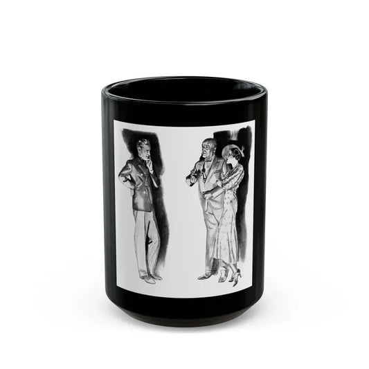 Getaway Money (1), Liberty magazine, February 2, 1935 - Black Coffee Mug 15oz - Go Mug Yourself