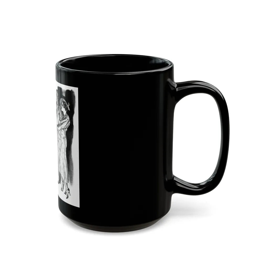 Getaway Money (1), Liberty magazine, February 2, 1935 - Black Coffee Mug-Go Mug Yourself