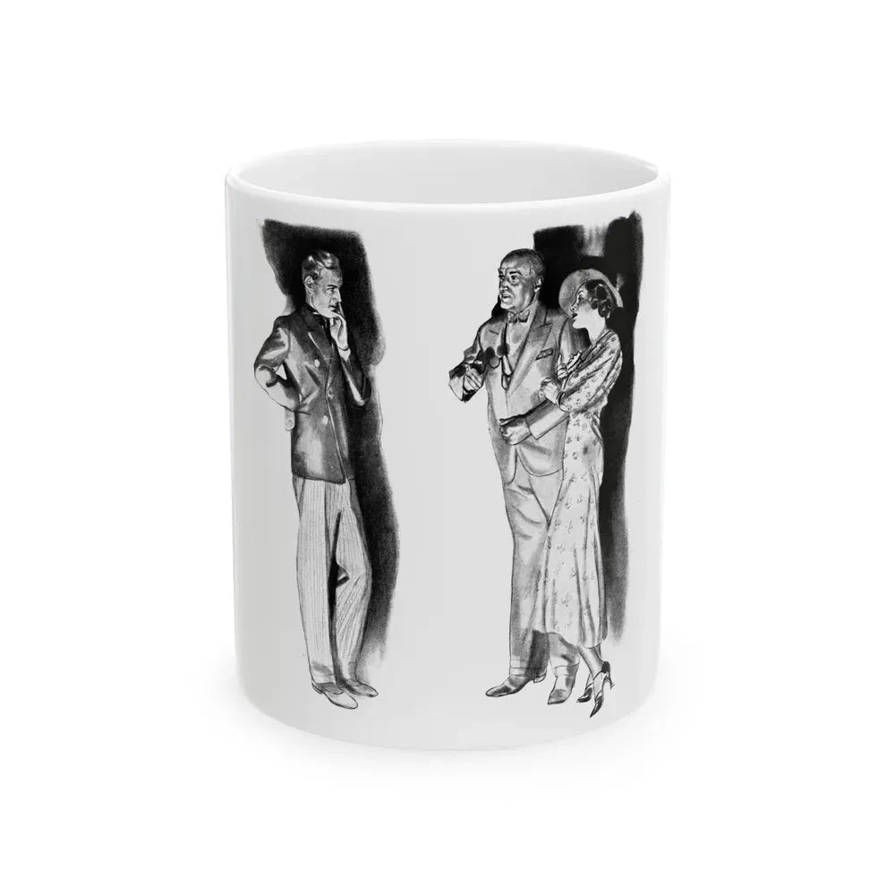 Getaway Money (1), Liberty magazine, February 2, 1935 - White Coffee Mug 11oz - Go Mug Yourself