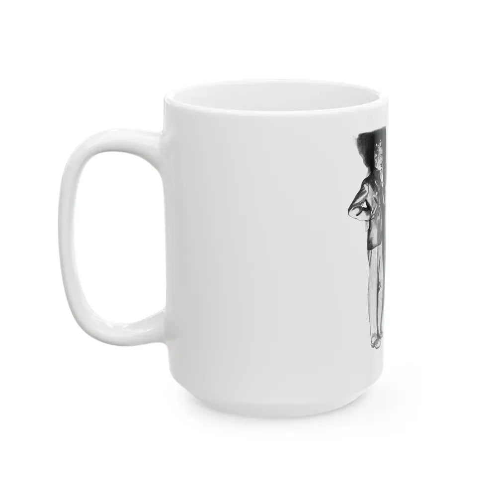 Getaway Money (1), Liberty magazine, February 2, 1935 - White Coffee Mug - Go Mug Yourself