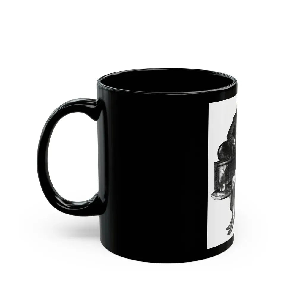Getaway Money (2), Liberty magazine, February 2, 1935 - Black Coffee Mug - Go Mug Yourself