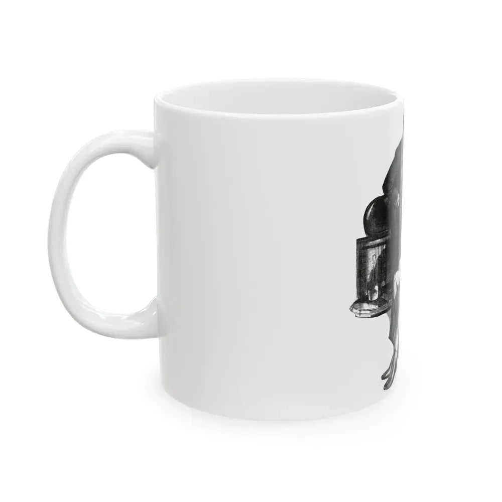 Getaway Money (2), Liberty magazine, February 2, 1935 - White Coffee Mug - Go Mug Yourself