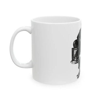 Getaway Money (2), Liberty magazine, February 2, 1935 - White Coffee Mug - Go Mug Yourself
