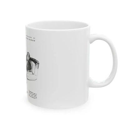 Getaway Money (2), Liberty magazine, February 2, 1935 - White Coffee Mug - Go Mug Yourself